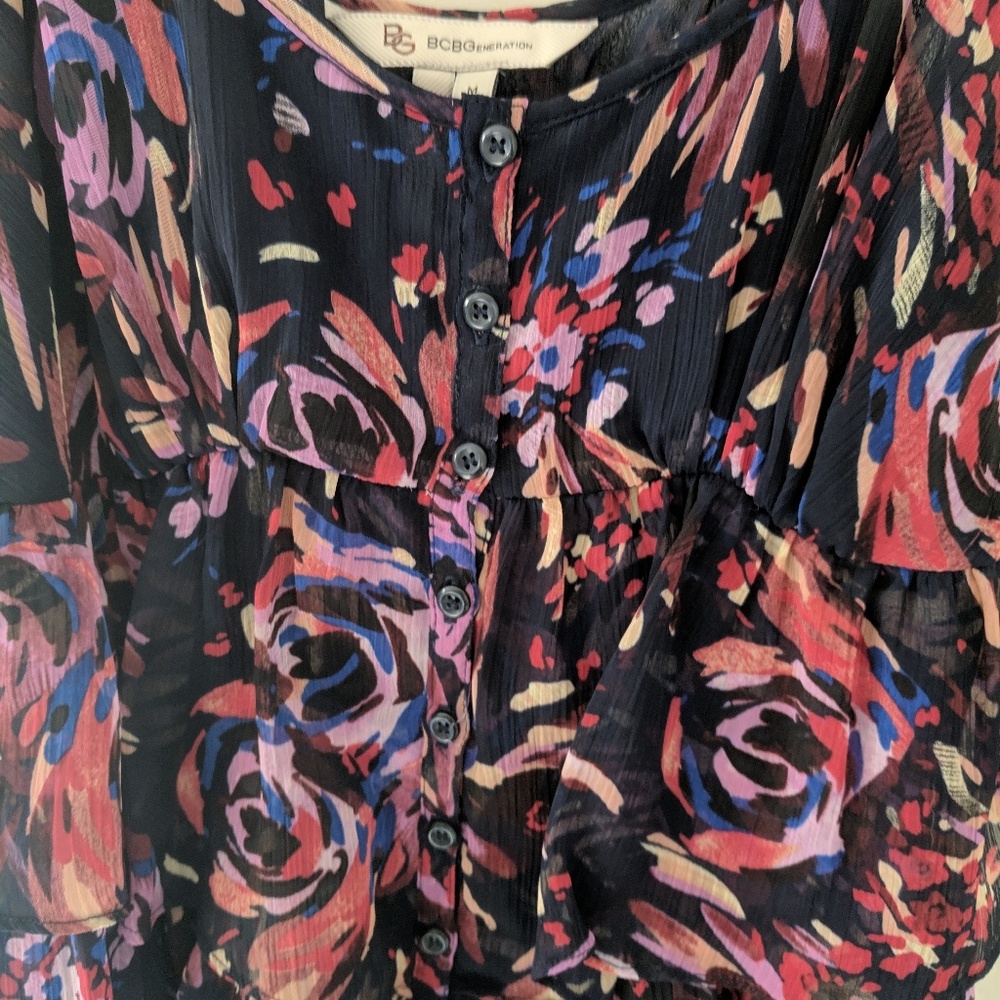 BCBGeneration Ruffle Dress - Picture 4 of 4